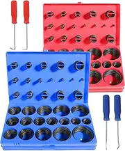 bylikeho 826pcs O Ring Assortment Kit,Nitrile Rubber O Ring Kit with 4 Pick & Hook,Car Accessories Universal SAE and Metric O-Rings Kit in 32 Sizes,O Rings Gaskets Kit for Automotive Plumbing Repair