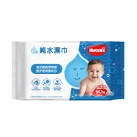 在飛比找蝦皮商城優惠-HUGGIES 好奇 純水嬰兒濕巾 加厚型 90抽x18包 