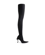 Balenciaga Hourglass 100mm Over-The-Knee Boots 36,37,38,39 black