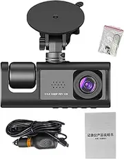 Dash Cam,Dashboard Camera Night Vision Monitoring - Wide Angle Large Screen Display Driving Recorder 24H Park Monitor for Retain Evidence