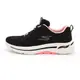 Skechers Go Walk Arch Fit 黑粉 避震 運動鞋 女款 J1980【新竹皇家124403BKPK】