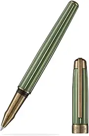 Laban PR-9191-11GNATG Rollerball Pen, 0.6mm, Green Gold