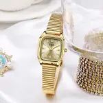 GEDI中古高顏值女表小眾高級感石英錶女士簡約防水鋼帶手錶