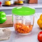 Food Vegetable Chopper Manual Pull Rope Hand Held Pulling Slicer Kitchen Tool