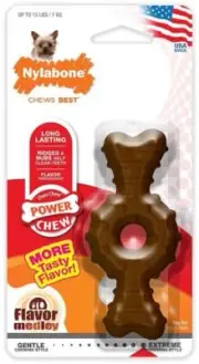 Dog, Nylabone Dura Chew Power Chew Textured Ring Bone Flavor Medley (X-Small )