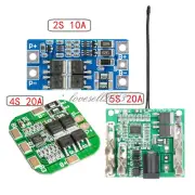2S 4S 5S 10A 20A 18650 Li-ion Lithium Battery BMS PCM PCB Protection Board