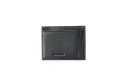 Geoffrey Beene Leather Slim Credit Card Wallet Men's Travel Card Holder Black