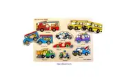 Fun Factory - Wooden Vehicles Knob Puzzle