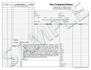 250 3-Part Customized Auto Body Repair Invoice Carbonless NCR Forms