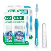 Proxabrush Go-Betweens - Wide - Interdental Brushes - Soft Bristled Dental Pi...