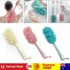 Bath Brush Scrubber Shower Sponge Back Useful with Long Handle Body Loofah NEW