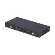 StarTech.com 2-Port Dual-Monitor DisplayPort KVM Switch with Dual View Video