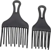 LALADEFIEE Haircut Styling Combs 2 Pack Wide Tooth Hairdressing Combs for Salon Home