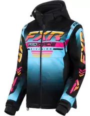 FXR RRX 24 Womens Snow Jacket Sky Blue/Tangarine