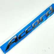 Accord Back Badge Silver Sign Logo 8.5" Long