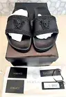 Brand New Versace Men's Ciabatta Mare Gomma Rubber Slides (39 EU) (7/7.5 US)