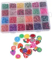 BIUDECO Fruit Nail Slices: Polymer Clay DIY Nail Art Charm Tiny Sprinkles for Fake Dessert Cake Decor Manicure Scrapbooking Phone Case Projects Decoration