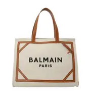 B-Army 42 canvas tote bag with leather details One size Nude
