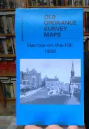 MAP OF Harrow-on-the-Hill 1935: Middlesex Sheet 10.11 by Alan Godfrey NEW
