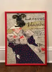 Framed La Revue Blanche Toulouse Lautrec