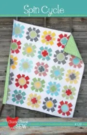 Quilt Pattern SPIN CYCLE Moda CLUCK CLUCK SEW Fat Quarter Friendly