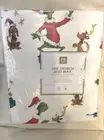 Pottery Barn Teen Organic Flannel The Grinch & Max Sheet Set Full NWT Dr Seuss