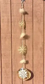 Sobral Brazil Objectos Wind Mobile Wall Hanging Snow Flakes Christmas Home Decor