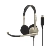 Koss Headphones CS100 USB COMM HEADSET W/ MIC USB 8FT VOL NOISE REDUCTION FOAM E
