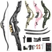 62" ILF Recurve Bow 30-60lbs Limbs Takedown 19" Riser Archery American Hunting