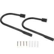 2pcs Metal Wall Mounted Wall Mounted Curtain Holder Curtain Wall Hooks