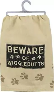 Primitives by Kathy Pet Love Cotton Dish Towel (Wigglebutts)