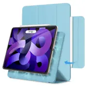 Magnetic iPad Pro Case with Apple Pencil Clasp for iPad Pro 2021 12.9" Light Blue