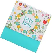 NUOBESTY Teacher Desk Calendar Decorative Monthly Planner Holes Elegant Desktop Calendar for School