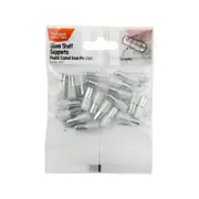 Taskmaster 5mm Plastic Coated Glass Shelf Supports - 20 Pack