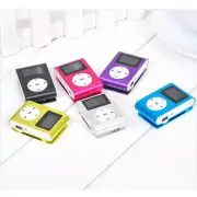 Mini MP3 Player Portable Clip Music Player LCD Screen Metal Micro USB