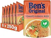 Mars Food BEN'S ORIGINAL Rice Tomato and Basil 6x250g Pouch