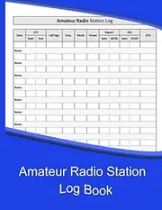 Amateur Radio Station Log Book: Amateur Radio Book | Ham Radio Log Book | Logbook For Ham Radio Operators | Radio Contact Keeper | Radio-wave Frequency & Power Test Logbook