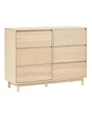 [Cooper & Co] Emerson Chest of 6 Drawers 120cm in Natural