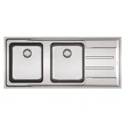 Franke Aton Double Bowl Sink ANX221RHD