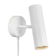 Mib Bedside Reading Light White Metal - 61681001