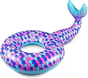 Swimming Floaty Adult Inflatable Pool Float Thickened Beach Pool Floats Swimming Ring Water Floating Durable Comfortable Auxiliary Swimming Ergonomic LWX
