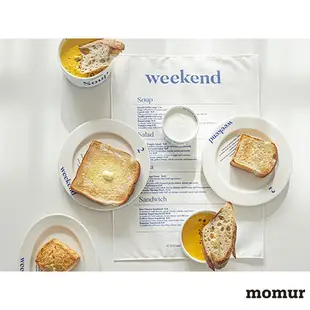 【韓國MOMUR】WEEKEND2｜優格碗/湯碗/餐墊《早餐 優格 陶瓷 餐墊》賞心樂事