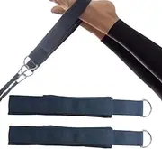 Pilates Double Hoop Straps - Pilates Yoga Double Hoop Strap, Yoga Double Hoop Handle Straps, Pilates Reformer Equipment Straps Band | Perfectly Seamed Double Hoop Strap Band For Pilates Reformer