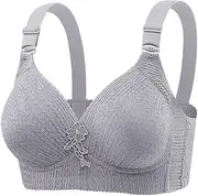 [Generic] Bra 36c No Underwire Bras Plus Size Comfort Soft Bras Supportive Bralettes Cute Strong Support Sports Sports Bras for Large Busted Women