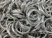 25 pcs Silver Tone Nickel 1-1/4" 32mm Split Key Rings Jewelry Findings Crafts