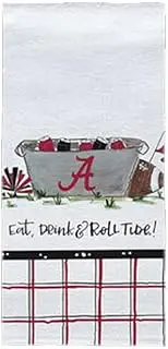 Magnolia Lane Alabama Eat, Drink, & Roll Tide Hand towel