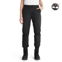 在飛比找momo購物網優惠-【Timberland】女款黑色工裝運動束口長褲(A5ZD9