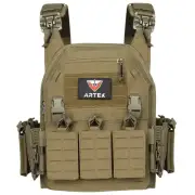 Ranger Green Plate Carrier Tactical Vest with Quick Release Security Molle Chale