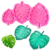 Urban Crafter Resin Mould 3 Monstera Leaves