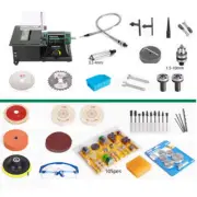 220V Multifunction Home Jewelry Polishing Machine Rock Polisher Bench Buffer Set